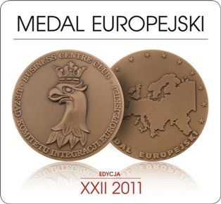 Medal Europejski przyznany przez Business Centre Club Grupie Armatura, Fot.Grupa Armatura